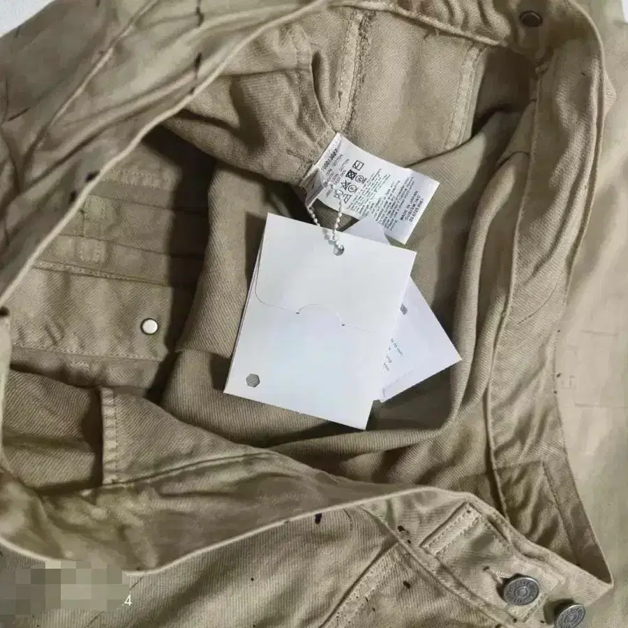 [2] 비즈빔21SS FIL 101XX JKT Beige 데님 자켓