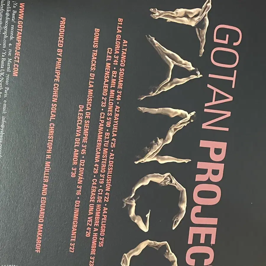 고탄 프로젝트 (gotan project)의 앨범 (2LP,1CD)