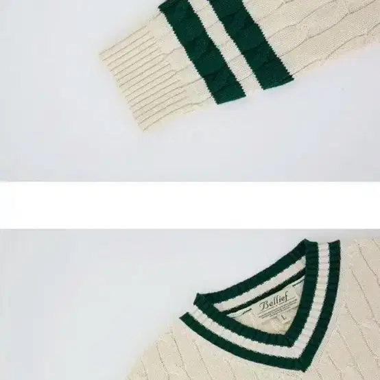 (마지막 가격내림)벨리프 V-neck cable sweater