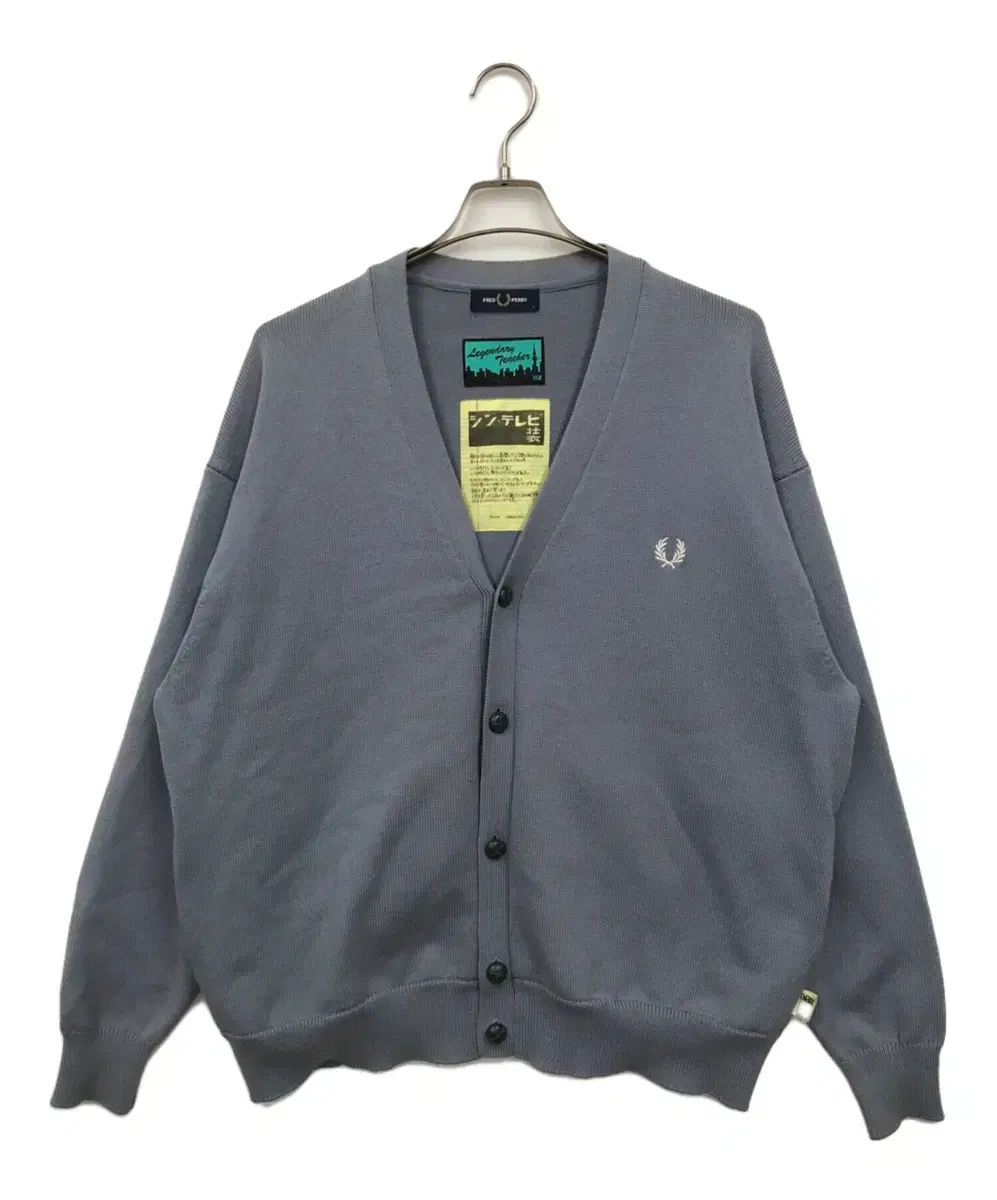 SSZ 22SS Fred Perry Collaboration Cardigan L Saks Bloo