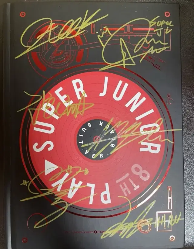 슈퍼주니어 8집 싸인씨디 superjunior signed cd