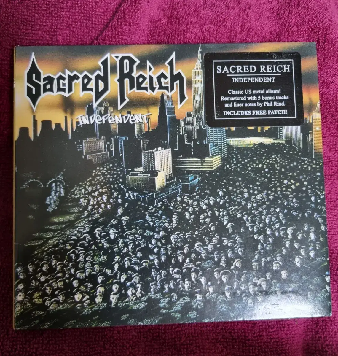 (팝)sacred Reich 음반시디 수입