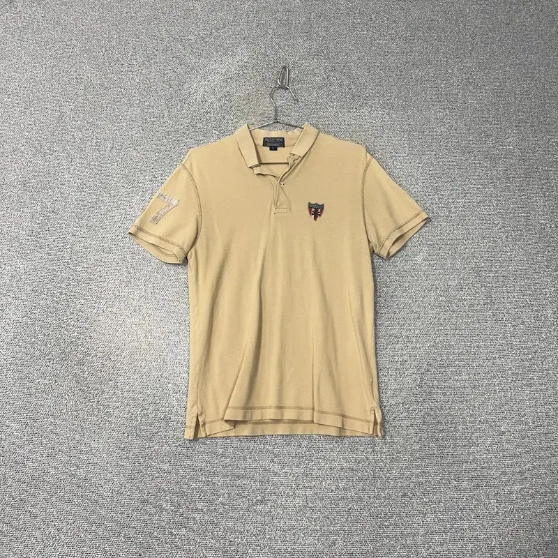 Polo Vintage Beige Stars and Stripes Short Sleeve Karati S