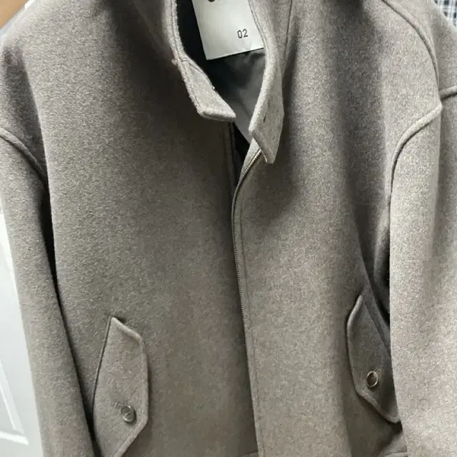 어나더오피스 Huge Harrington Jacket(밍크브라운)