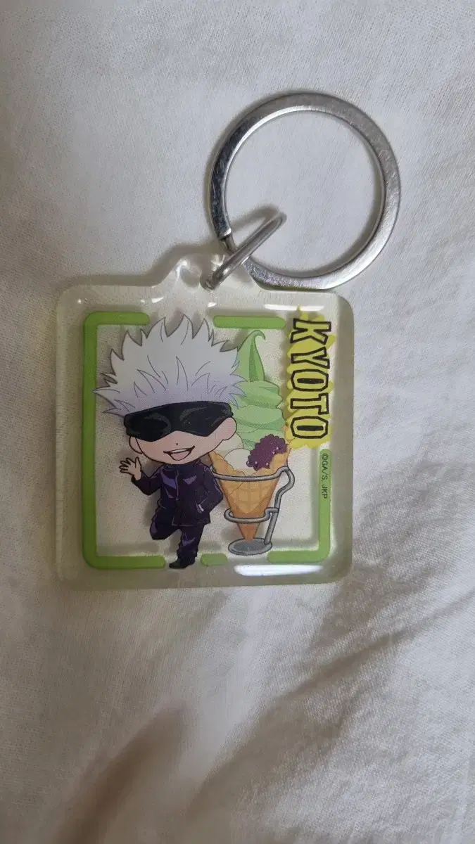 Zuu Spinning Gojo Satoru Kyoto keyring â'¬Figure Fuwa acrylic