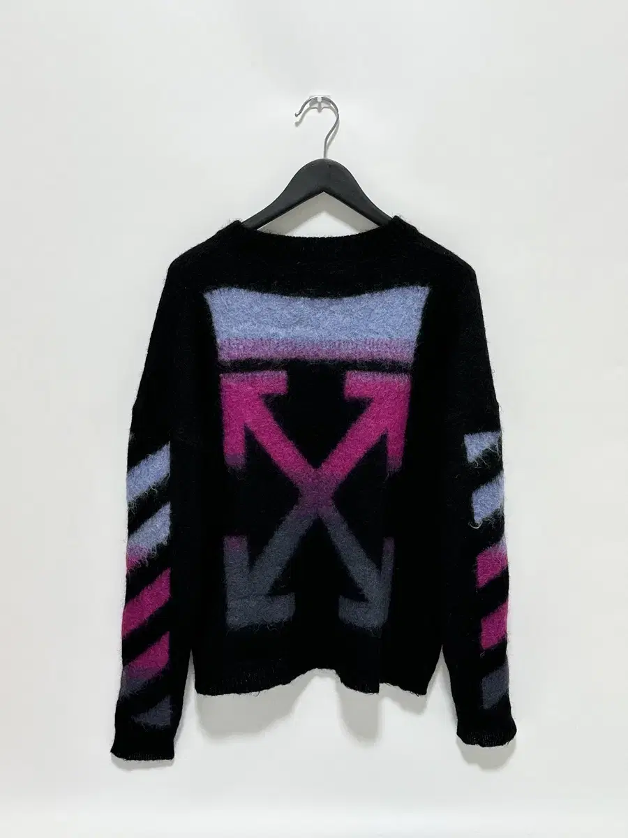 Off-white mohair knit