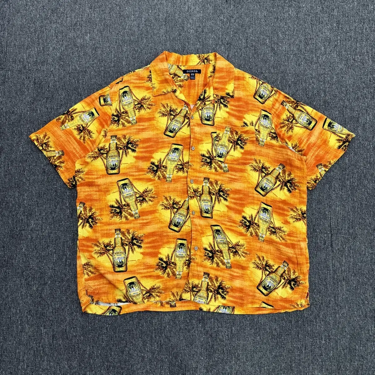 [XL] Wrecked Lager Rayon Hawaiian Shirt