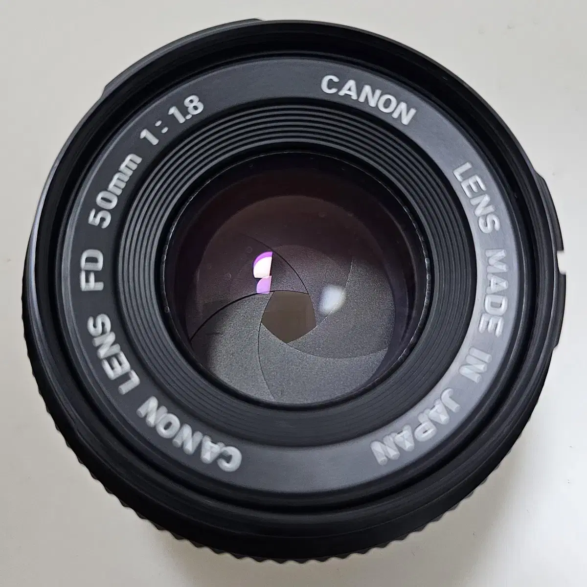 Canon lens FD 50mm 1:1.8