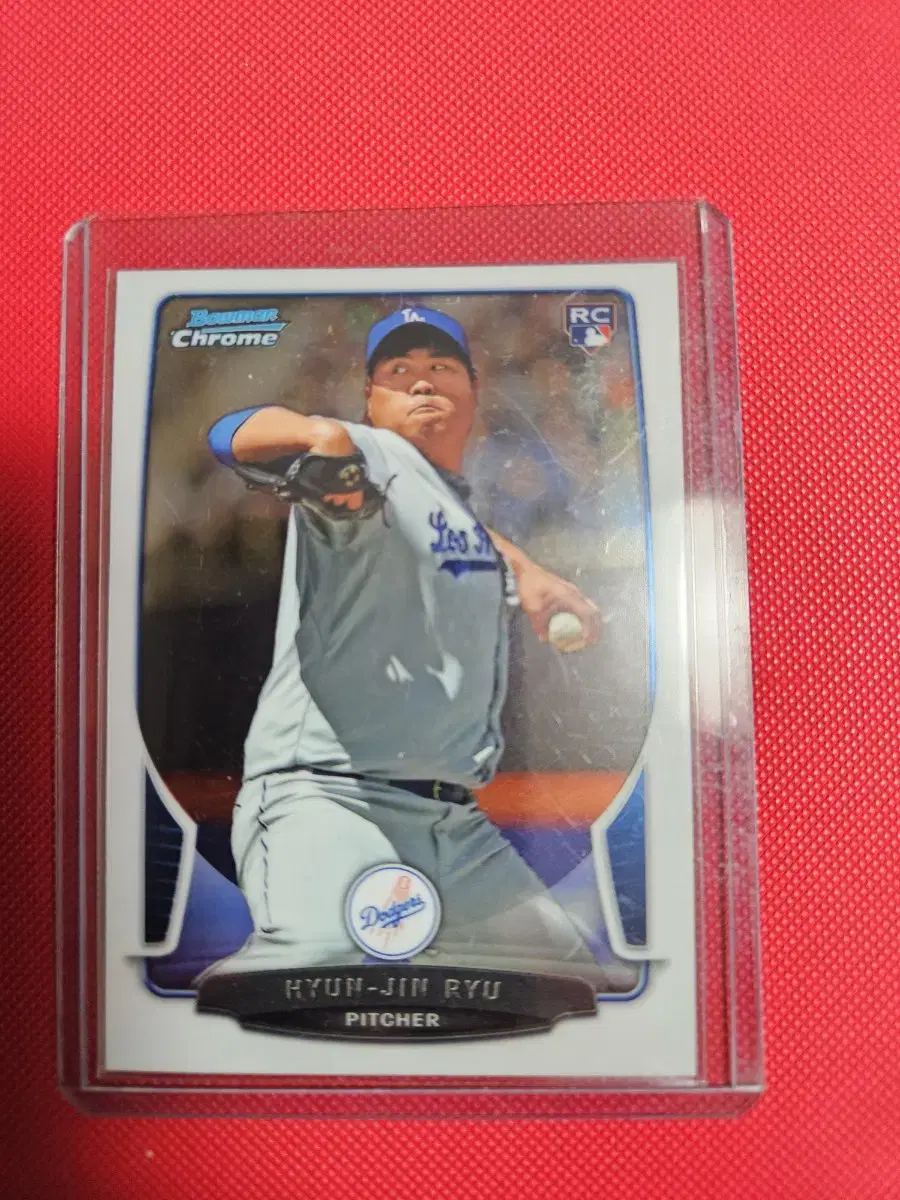 류현진 2013 bowman chrome 루키 카드