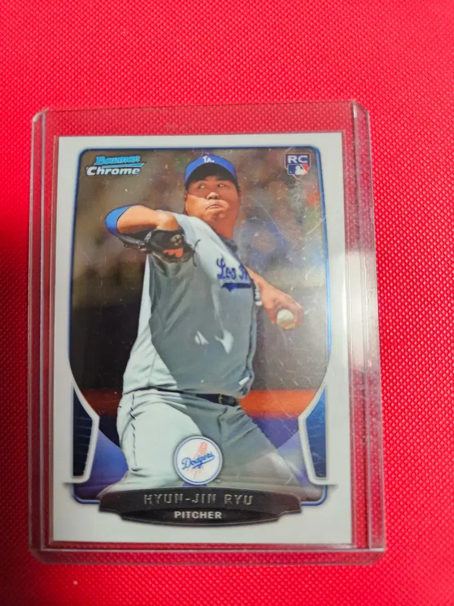 류현진 2013 bowman chrome 루키 카드