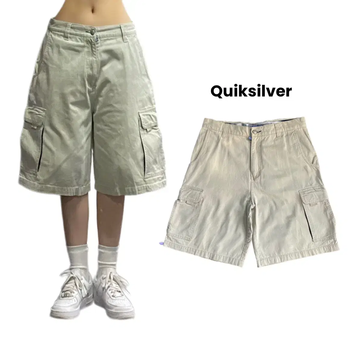 Quicksilver Bermuda Wide Cargo Shorts