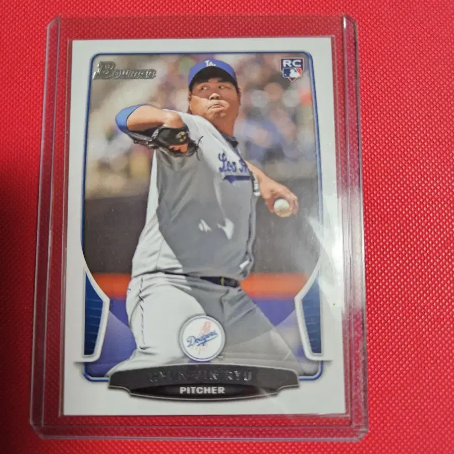 류현진 2013 bowman 루키 카드