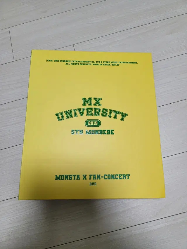 몬스타엑스 5기 팬콘 DVD 포스터 스티커