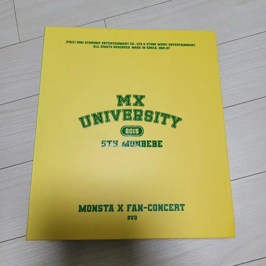 몬스타엑스 5기 팬콘 DVD 포스터 스티커