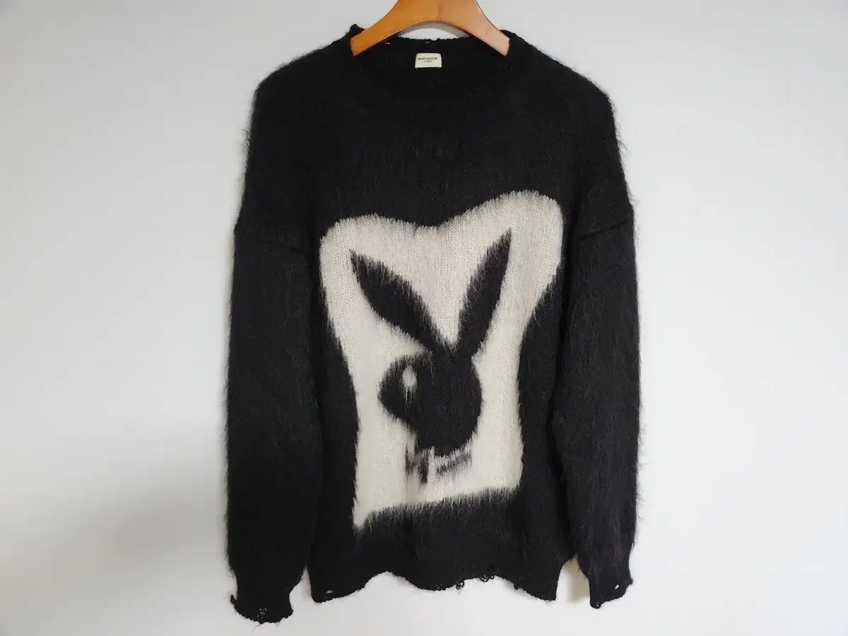 [M] Saint Laurent Playboy Mohair Knit 713263 Y75SA 1095