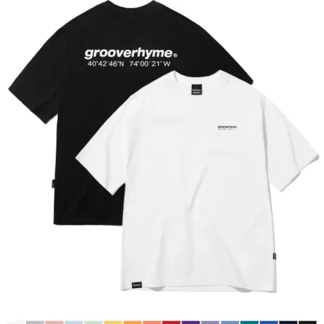 그루브라임 [2PACK] NYC LOCATION T-SHIRT