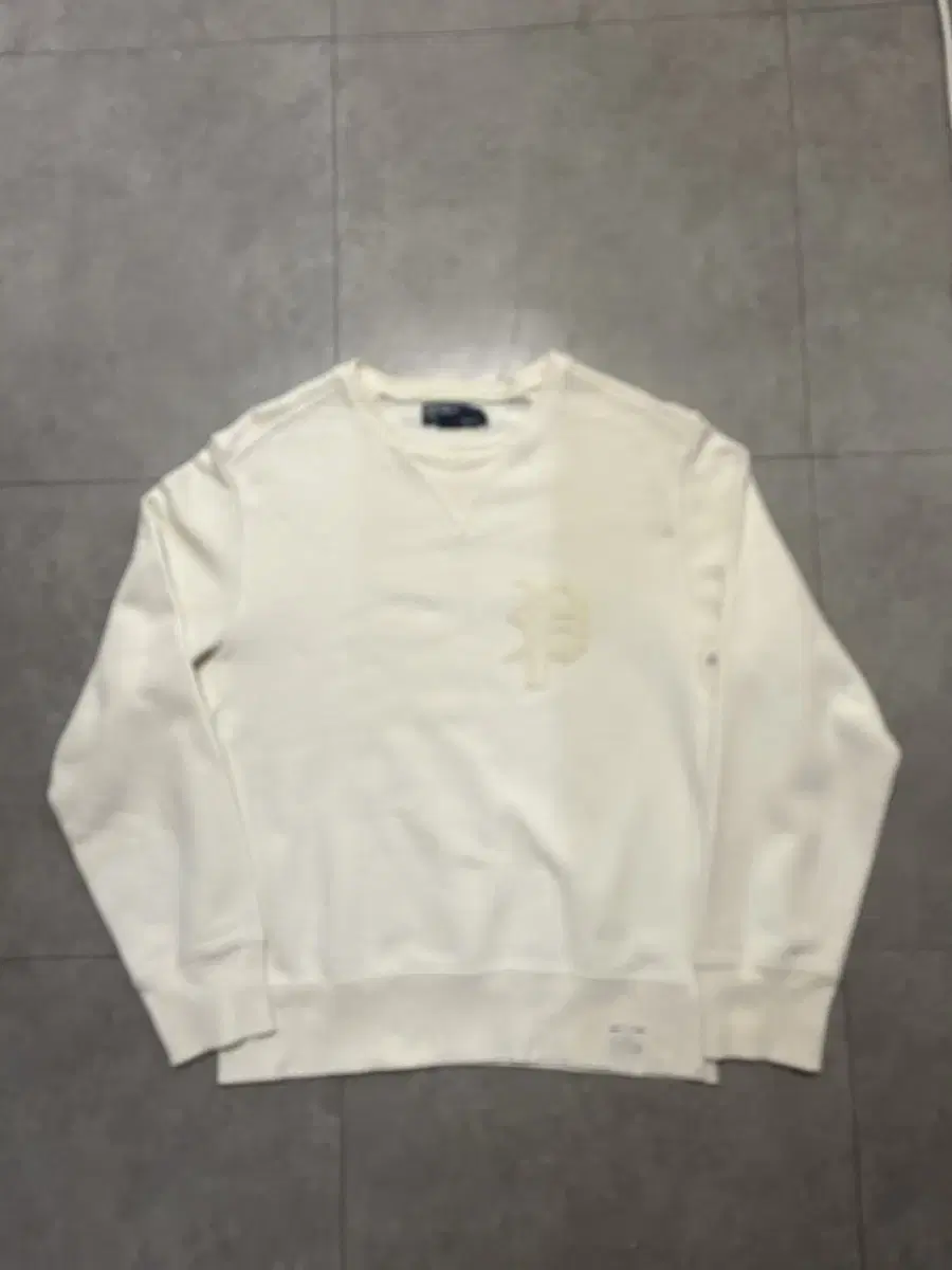 00s Ralph Lauren Polo Vintage Emblem Ivory Sweatshirt 95/66