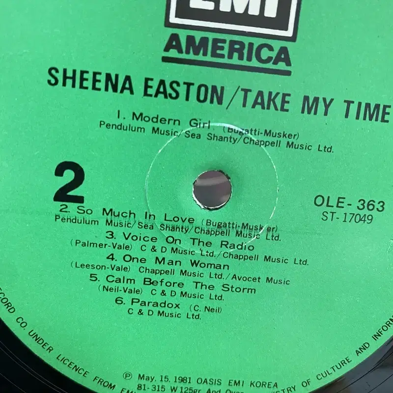 SHEENA EASTON  LP / AA4151