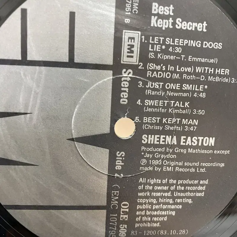 SHEENA EASTON LP / AA4152