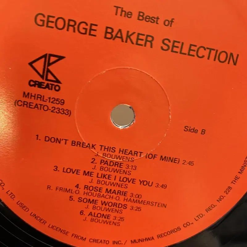 GEORGE BAKER  LP / AA4172