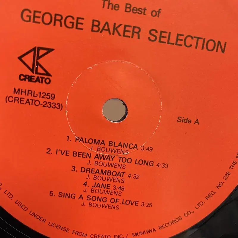 GEORGE BAKER  LP / AA4172