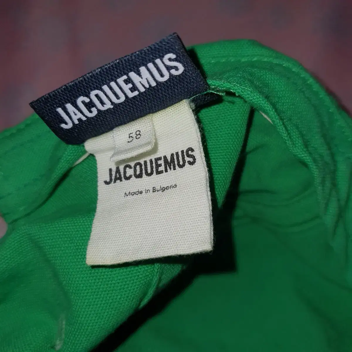 쟈크뮈스 JACQUEMUS 볼캡.그린