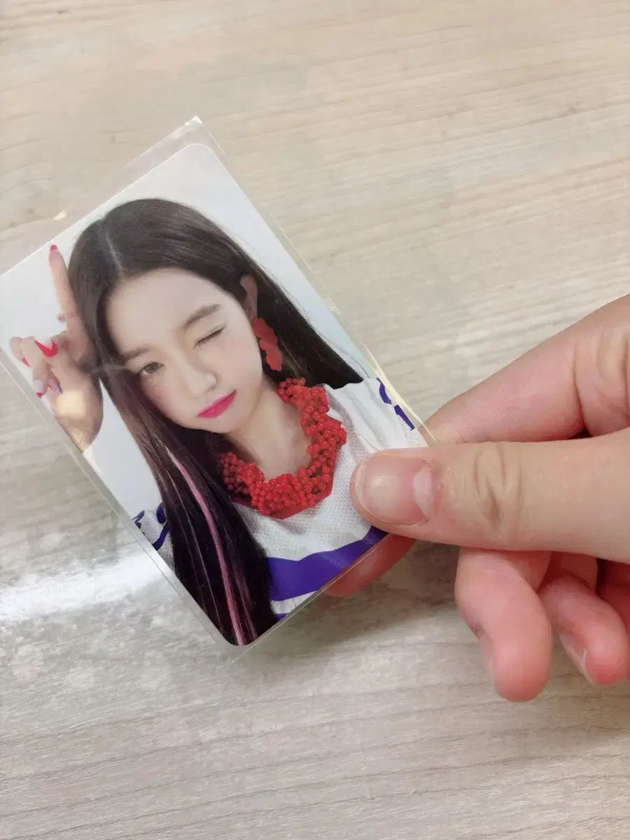 AFTER LIKE jang wonyoung photocard