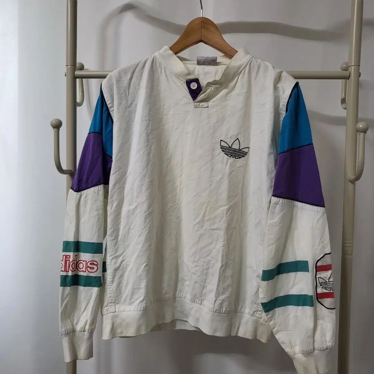 B525 [100] Adidas Old School Long Sleeve Karati