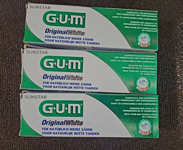 프랑스 GUM 화이트닝 치약