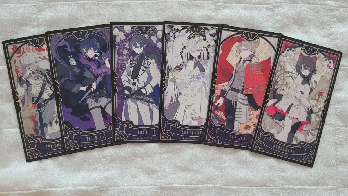 nijisanji tarot cards in bulk