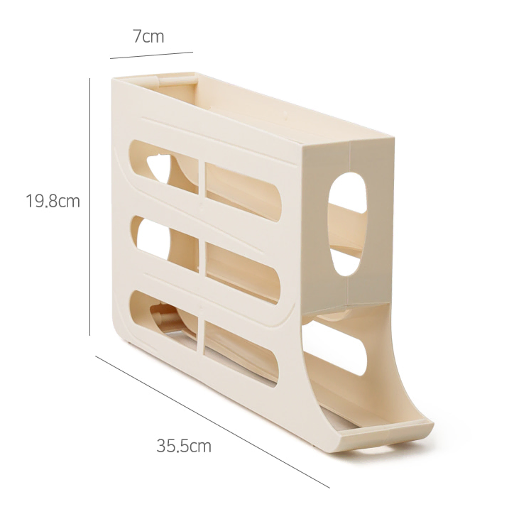 계란 보관함 냉장고 달걀 슬림형 수납 트레이 정리 타워