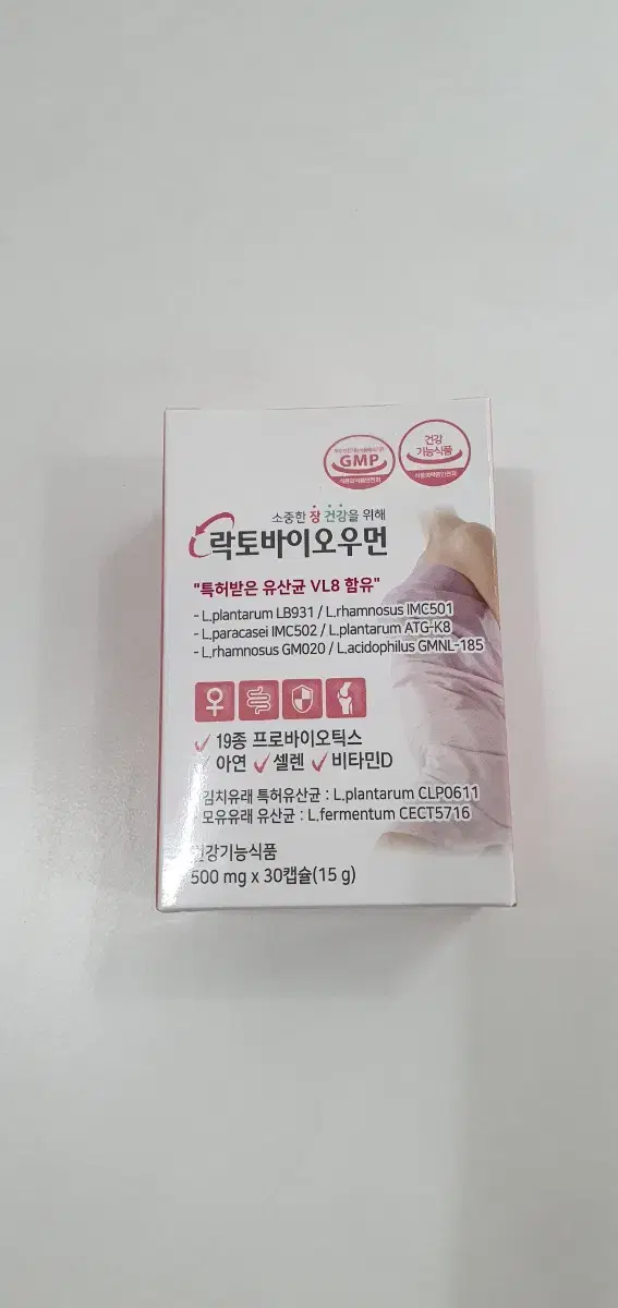 락토바이오우먼 500mg(30캡슐) 1개월 여성유산균 질건강 장건강