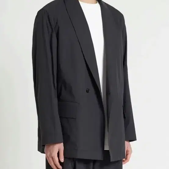 (마지막 가격 내림)유스 shawl collar jacket black