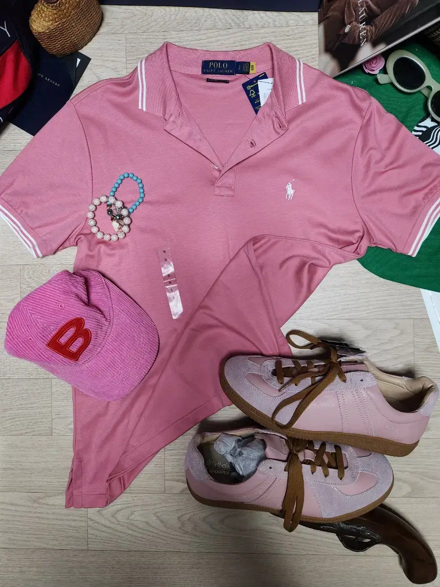 (NEW)Polo Ralph Lauren Light Pink Karati