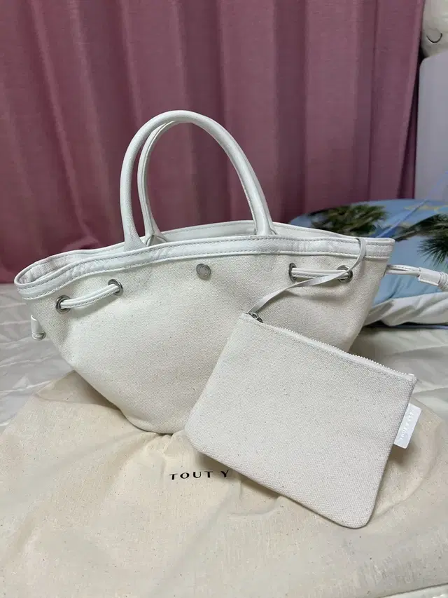 투티에 코키백 미니 SAC COQUILLE MINI 화이트