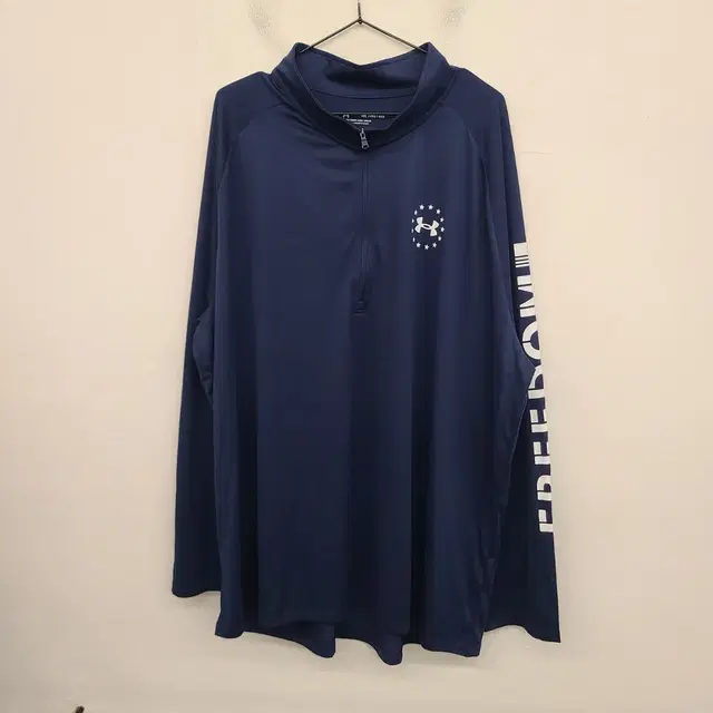 [120/4XL] 언더아머 반집업 트레이닝탑