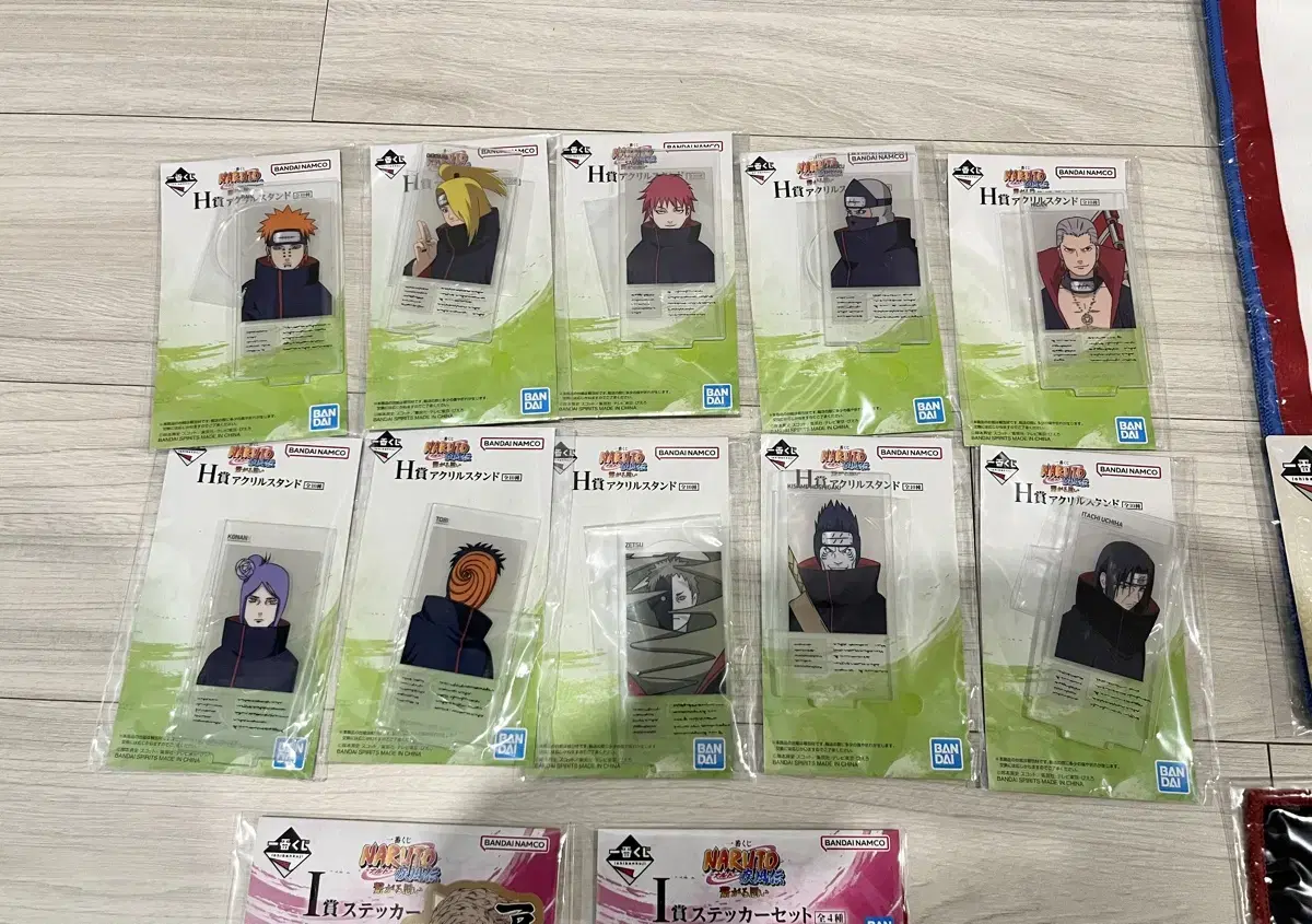 (Price reduction, bonus) Naruto Ichibankuji First Lottery H Prize Akatsuki acrylic All types