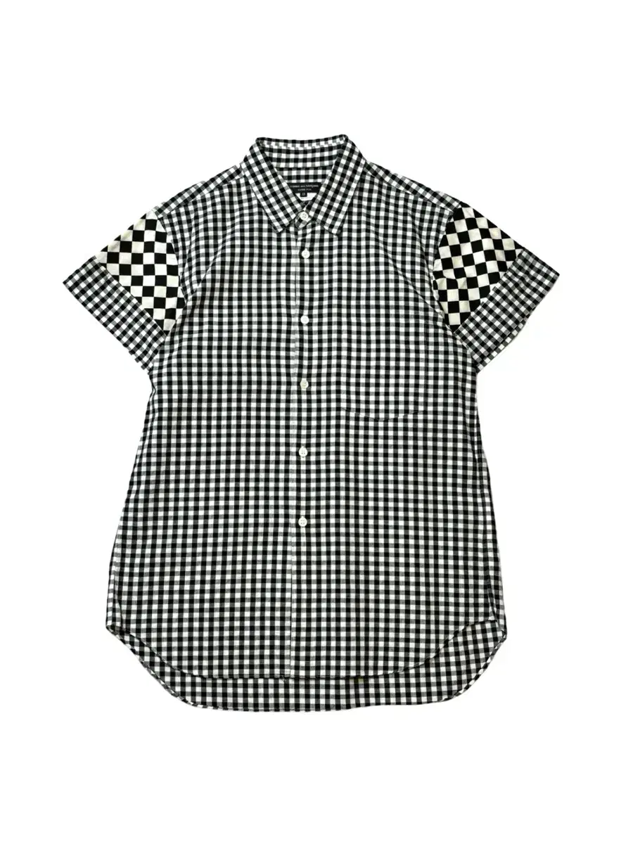 Comme des Garçons Song Gingham Check Short-Sleeved Shirt