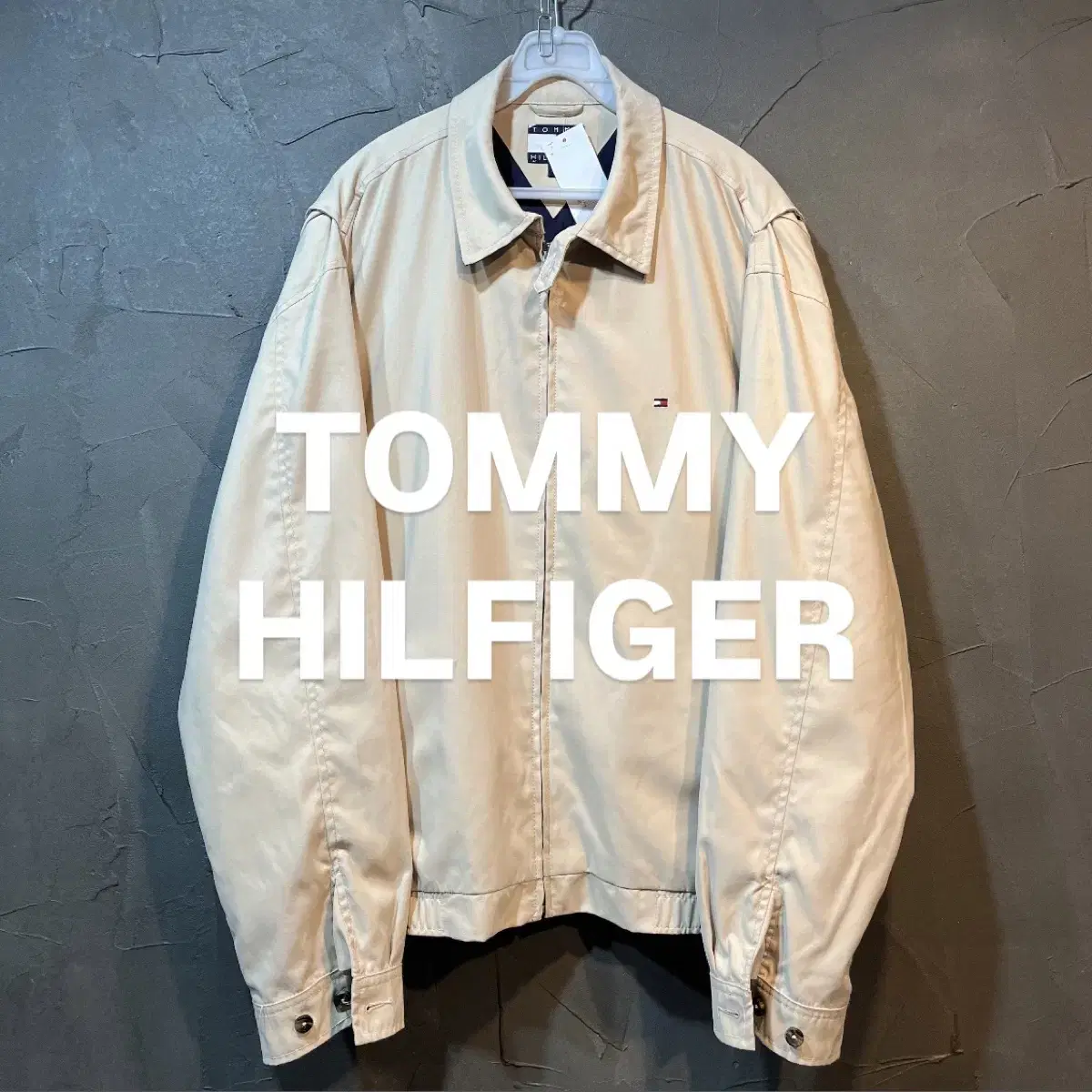 [L] TOMMY HILFIGER 타미힐피거 코튼 집업 자켓