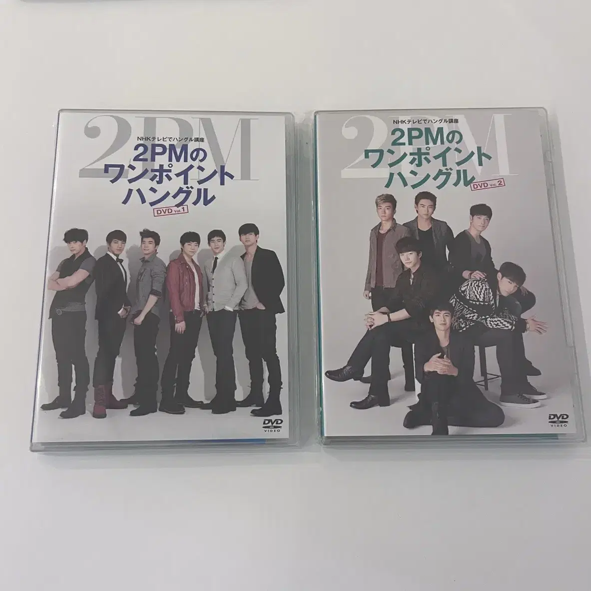 2pm 투피엠 원포인트 한글 DVD 2개 + 한국어 교재 3권 준호