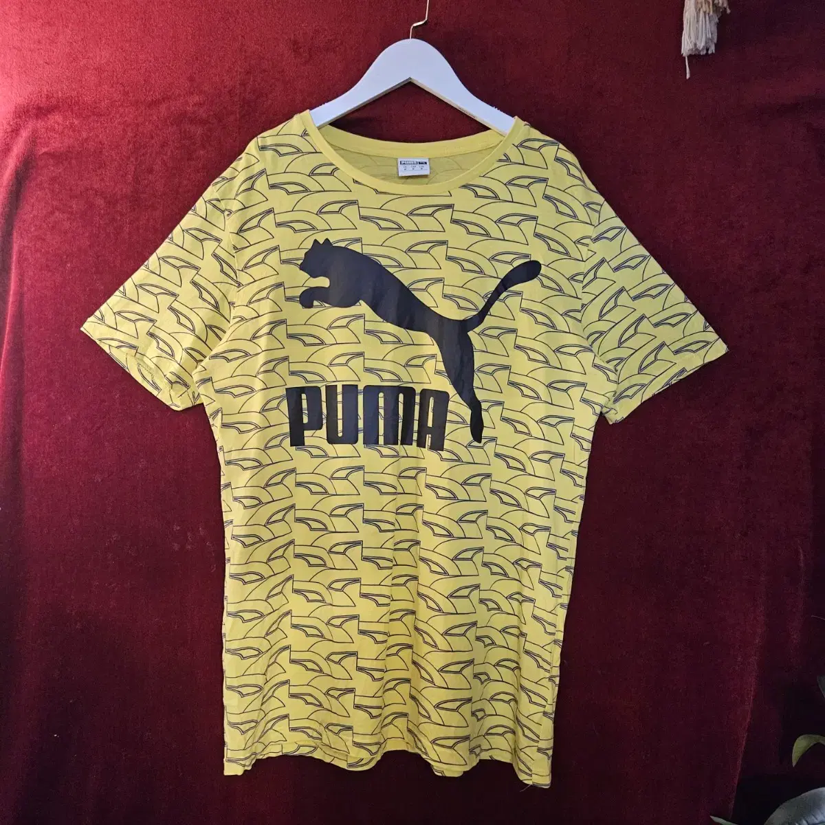 PUMA 푸마 레트로 그레픽 티셔츠 M사이즈(95-100)