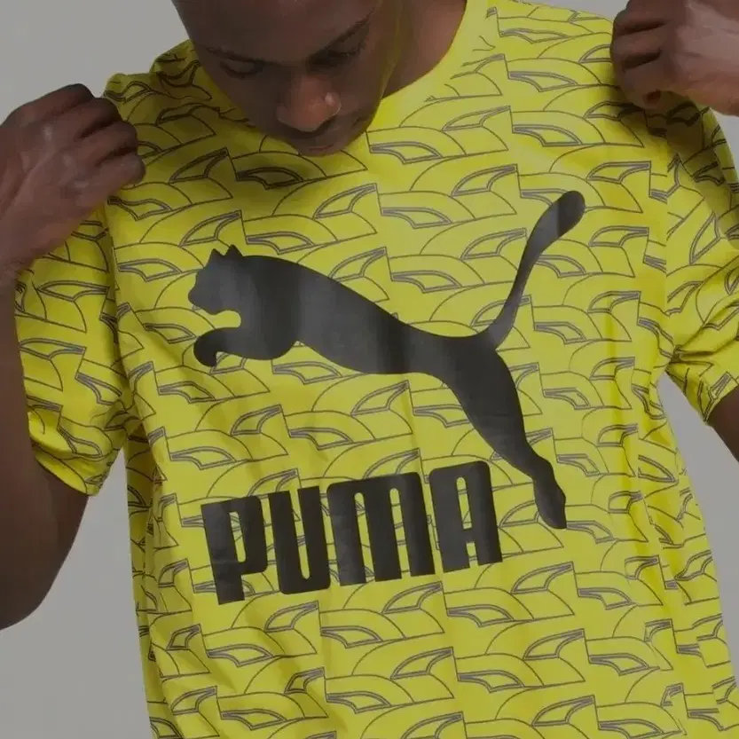 PUMA 푸마 레트로 그레픽 티셔츠 M사이즈(95-100)