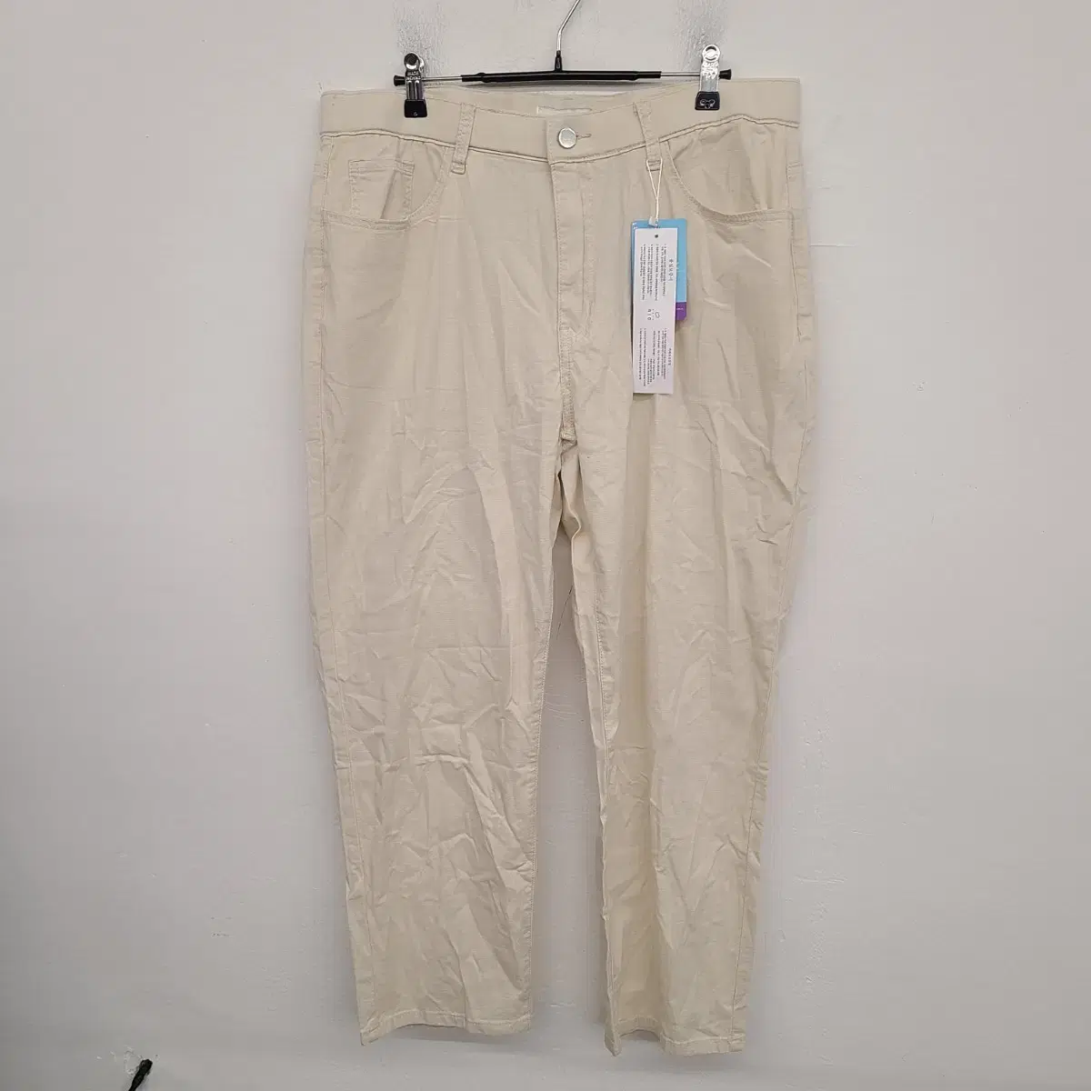 [36 inch] Bimono Linen Spanbanding Slacks