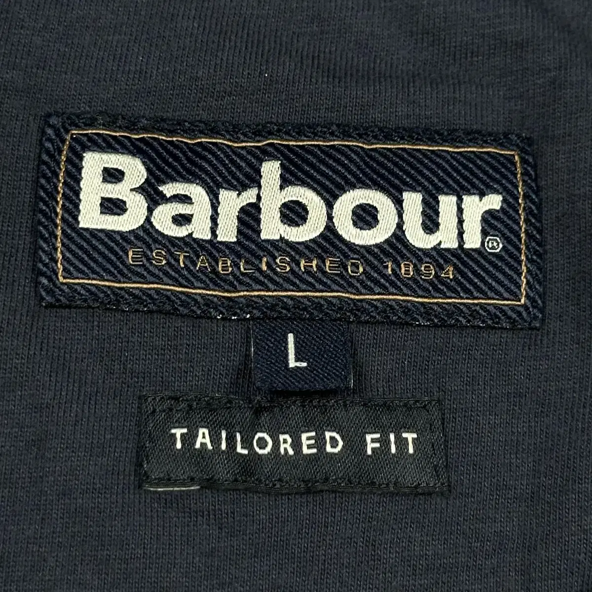 (L) Barbour 바버 클래식 반팔티 네이비