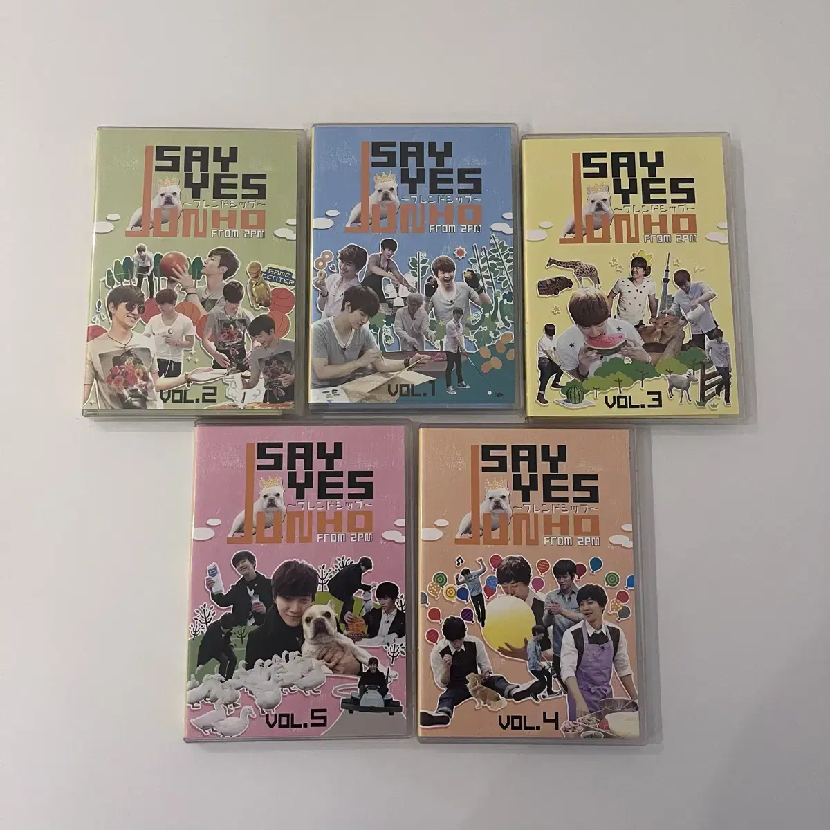 2pm 이준호 일본 예능 DVD 세이예스프렌드십 준호 1~5 풀세트