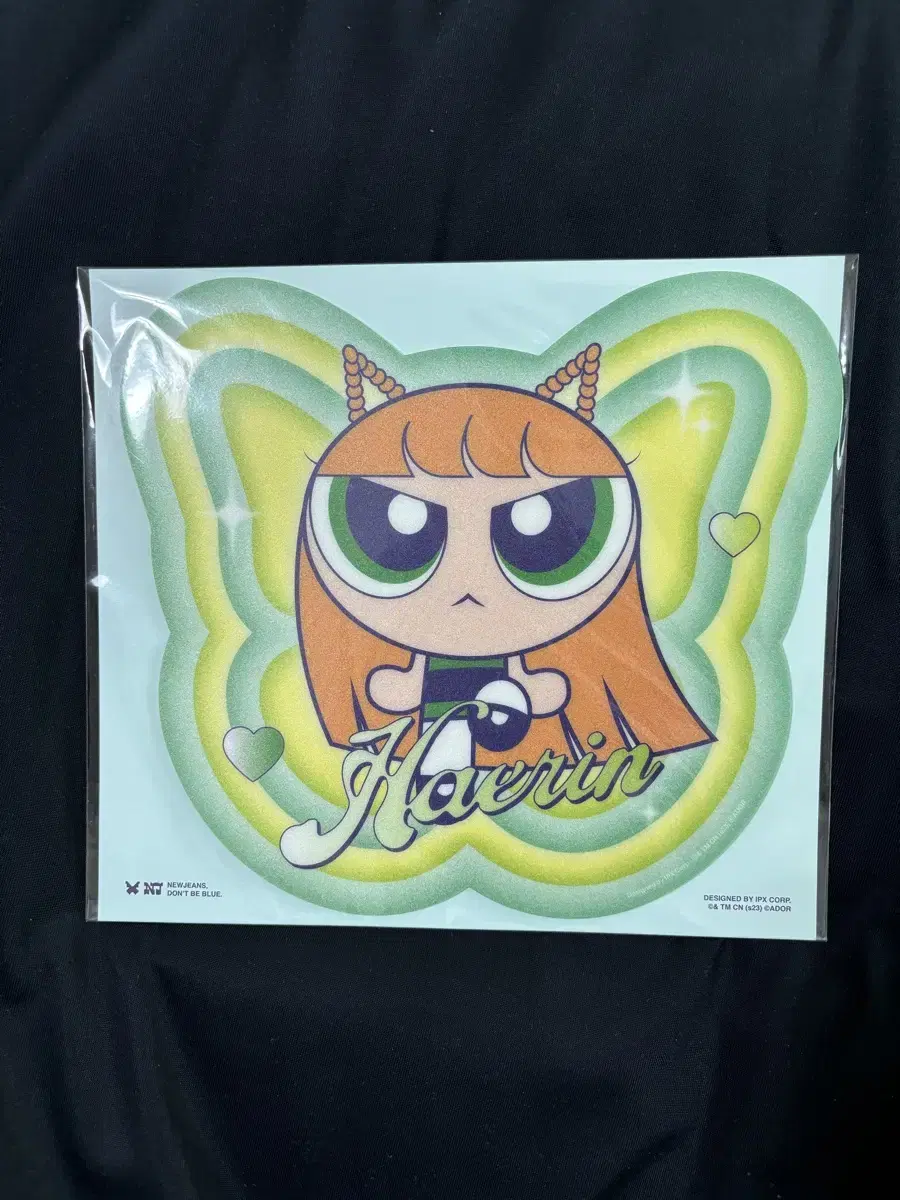 New Jeans Pop Up Powerpuff Girls haerin Mousepad (unsealed)