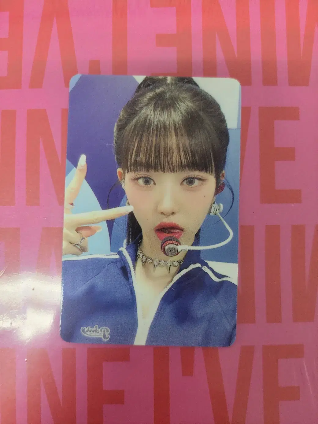 ivemine with muu 3rd wonyoung pre-order benefit photocard