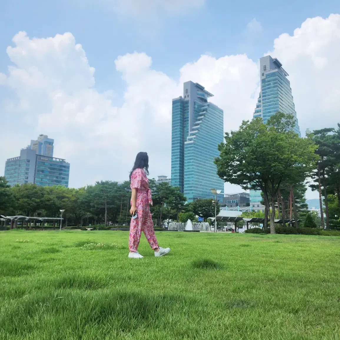 이자벨마랑 플로럴 셔츠&팬츠 세트 새거급 착샷O