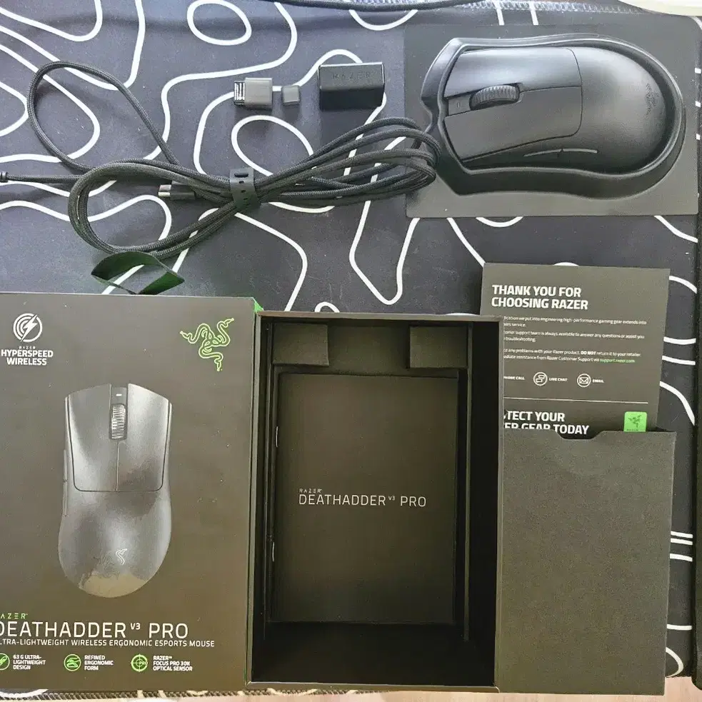 Razer DeathAdder V3 Pro(데브삼) 마우스 팔아요 급처