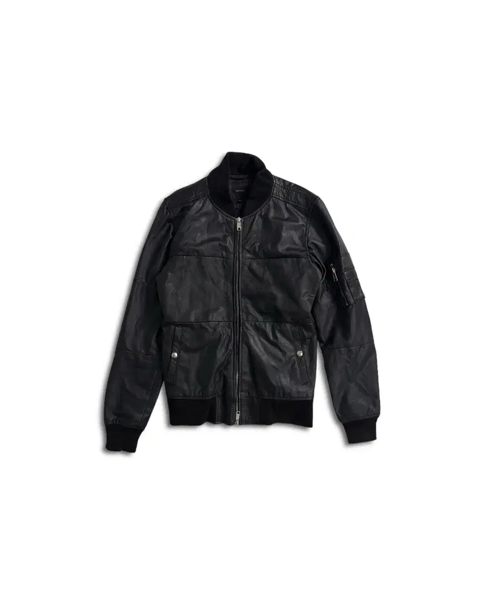 vintage leather blouson jacket